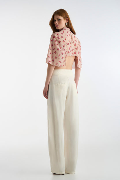 LINEN WHITE PANTS