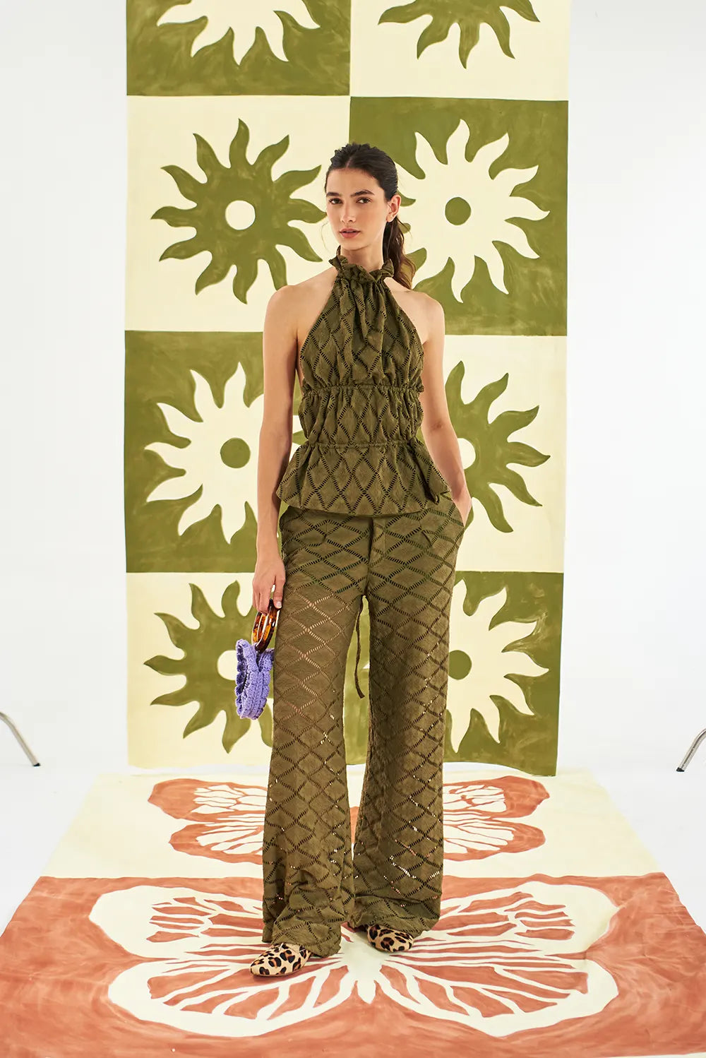 MOONLIGHT DANCING PANTS OLIVE