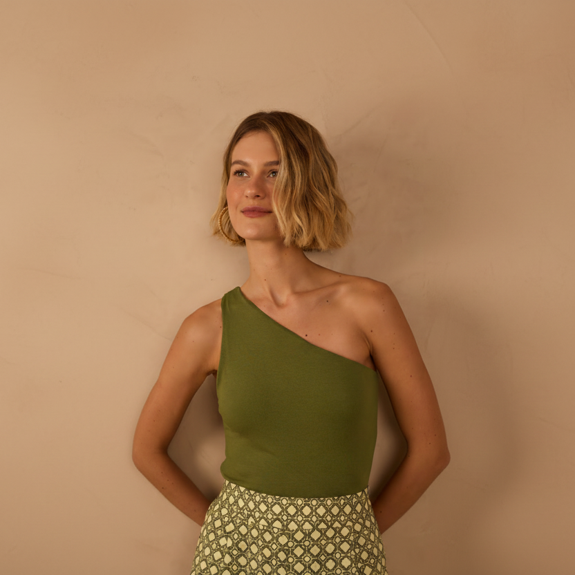 ONE SHOULDER BODY SUIT