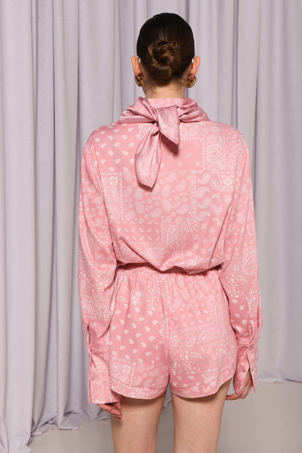 PAISLY PINK SHIRT