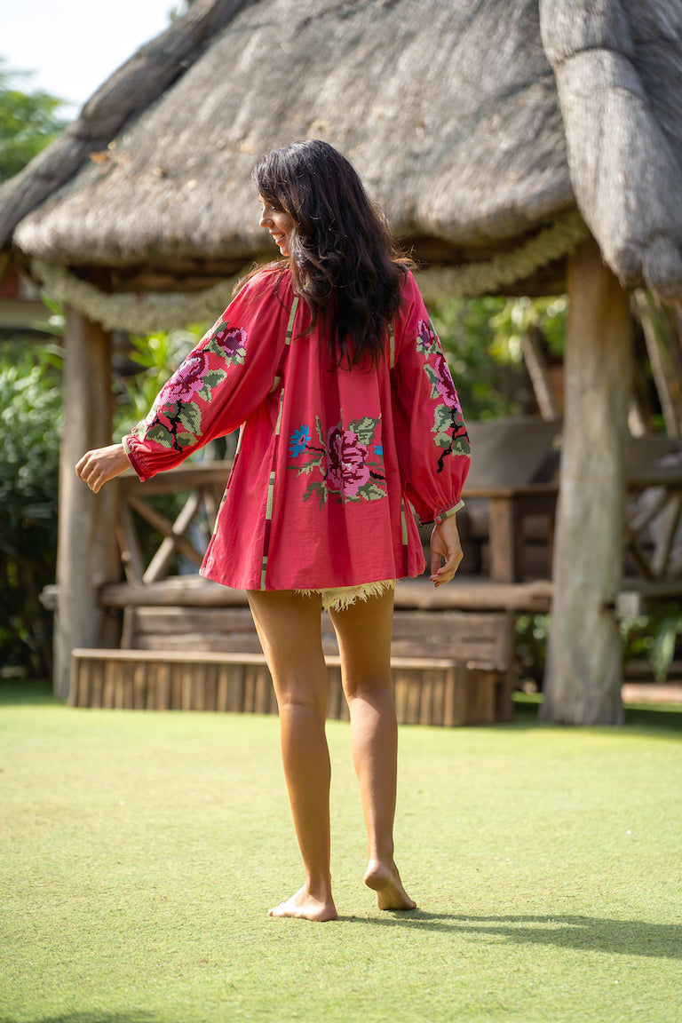 BLOUSON PORTOFINO PINK TOP