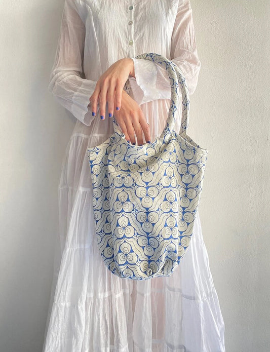 SHELL MINI BAG BLUE