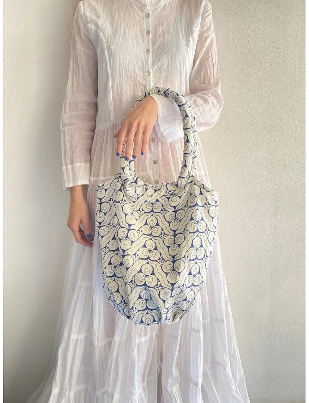 SHELL MINI BAG BLUE