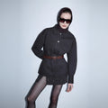 SIENNA MINI SKIRT WITH FRONT SLIT