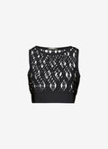 SLEEVLESS TOP BLACK