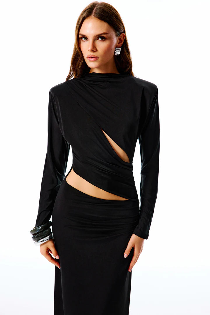 ALMA CUT OUT MAXI DRESS