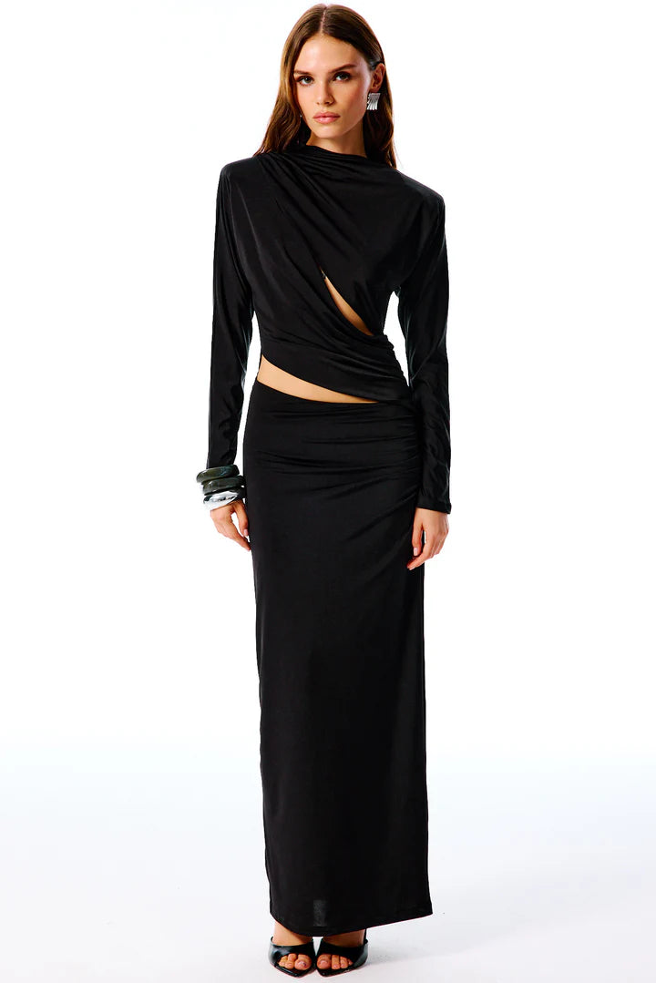 ALMA CUT OUT MAXI DRESS