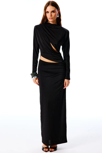 ALMA CUT OUT MAXI DRESS