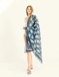ROYAL BLUE BANGEL TIGER PAREO