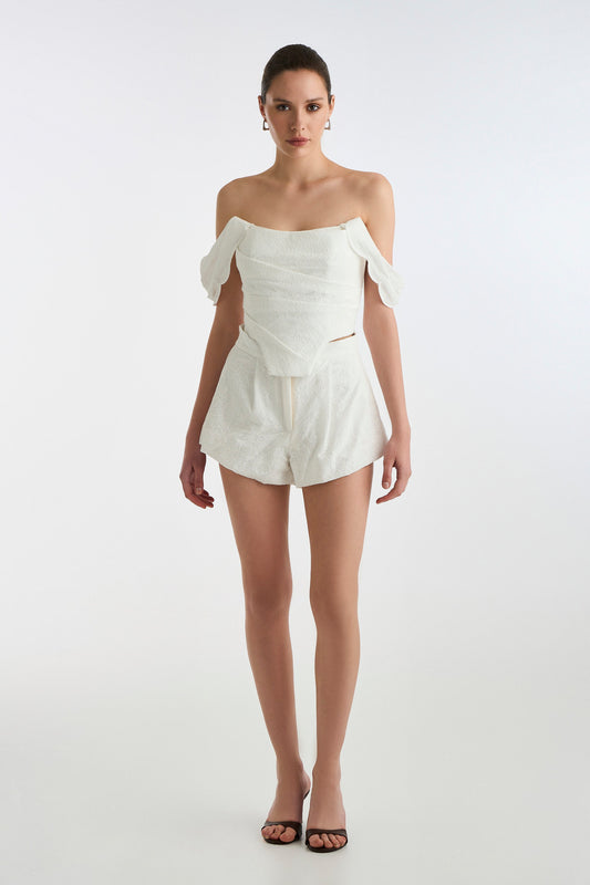 BUSTIER WHITE
