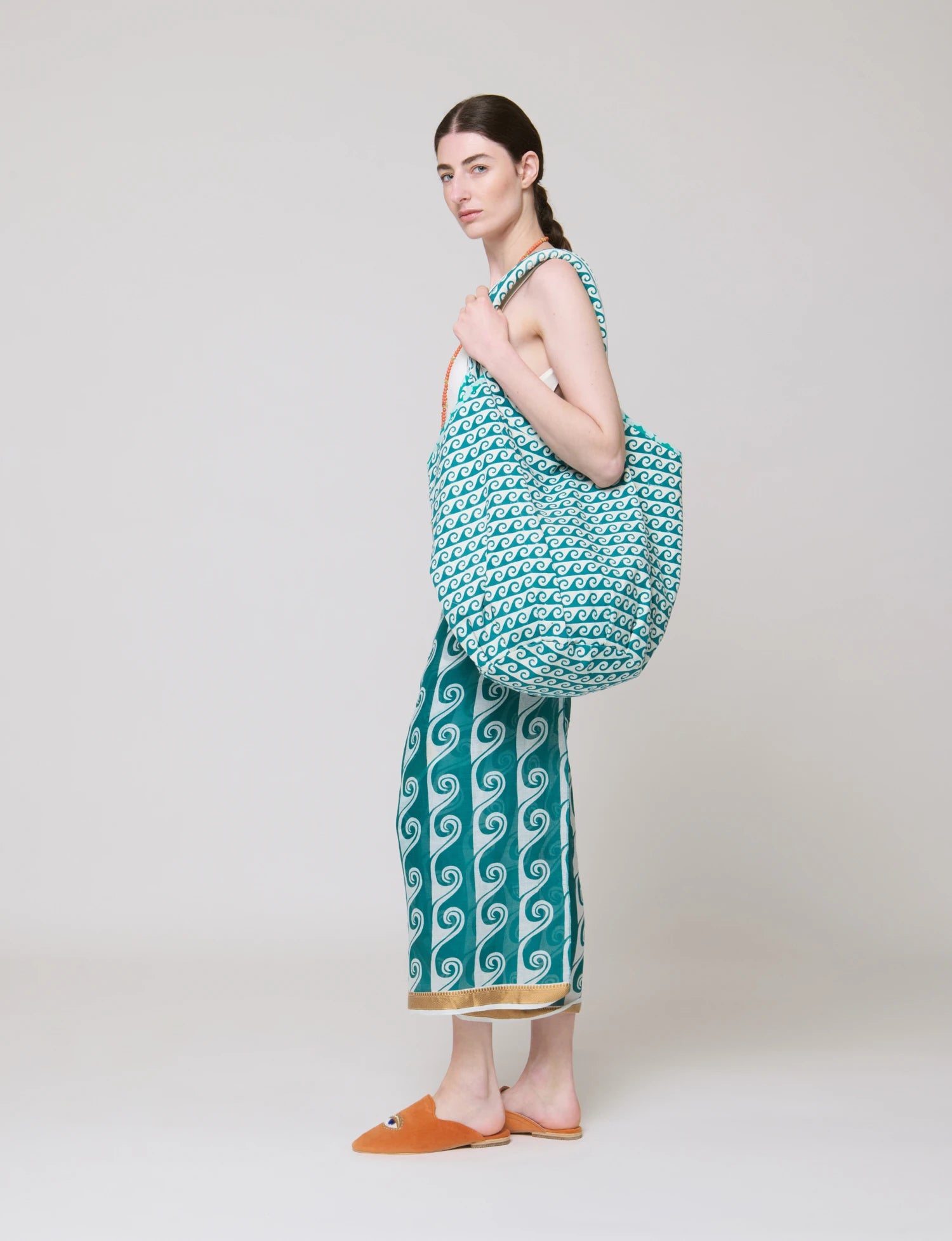 BEACH BAG GREEN