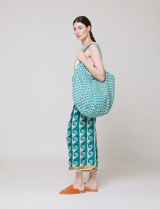 BEACH BAG GREEN