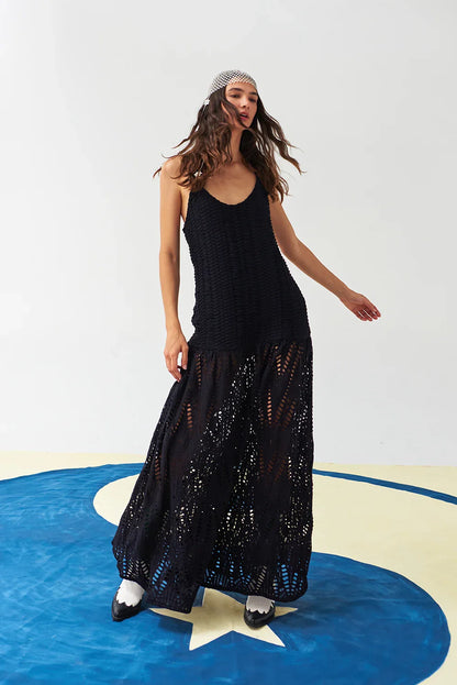 WILD LIFE BLACK DRESS