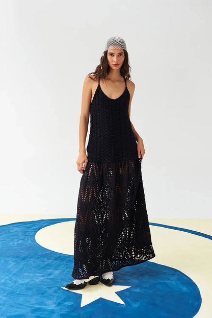 WILD LIFE BLACK DRESS
