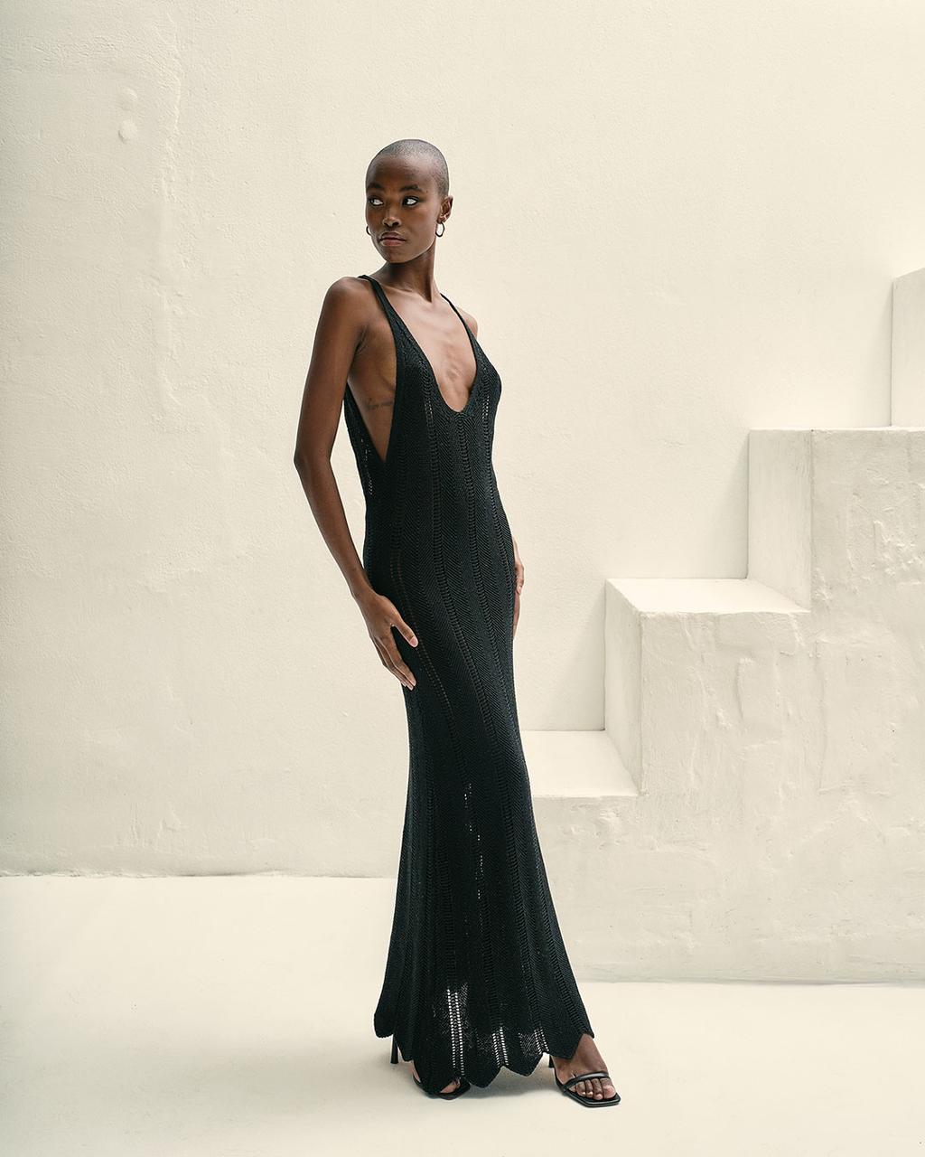Tank knitted resort dress