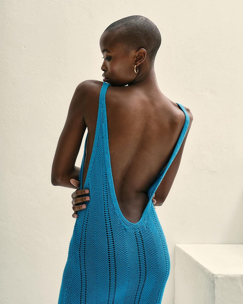 Tank knitted resort dress