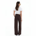 BELEN WIDE LEG BROWN