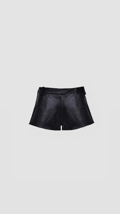LEATHER SHORTS