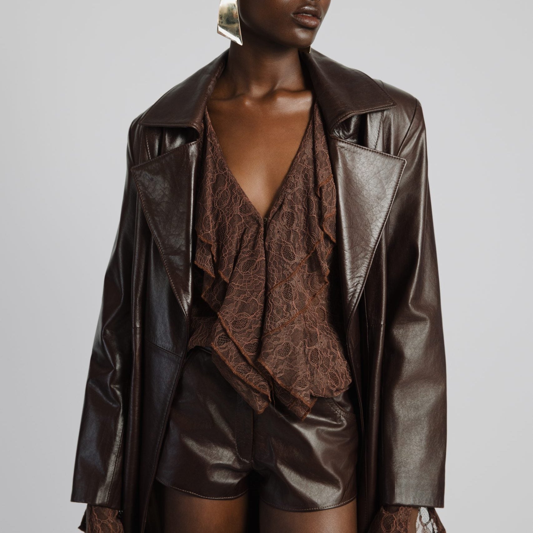 LEATHER SHORTS