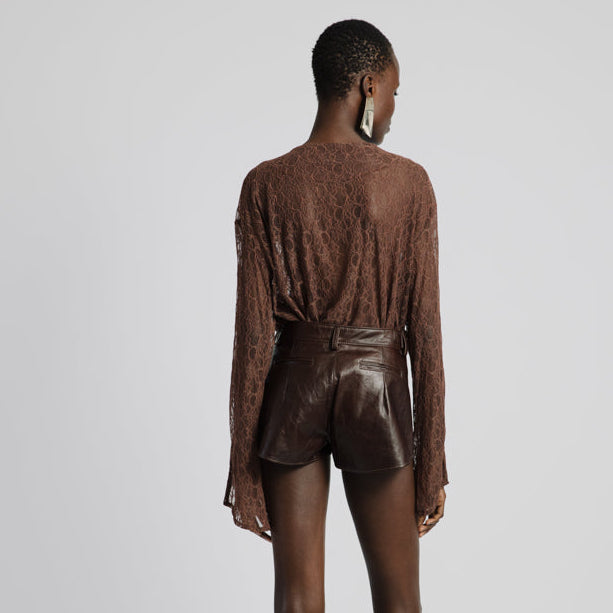 LEATHER SHORTS