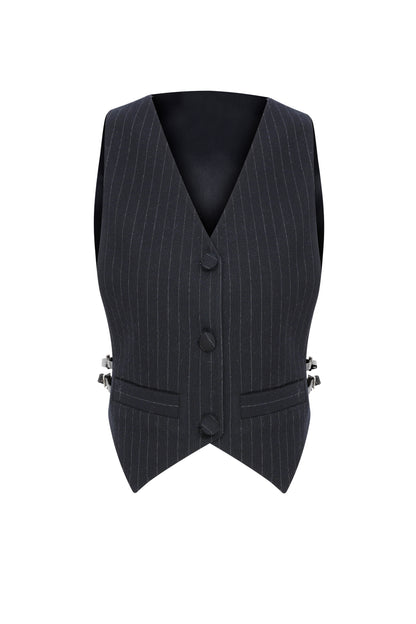 STRIPPED GILET