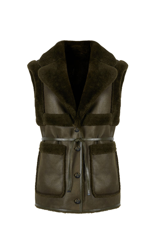 GILET -KHAKI