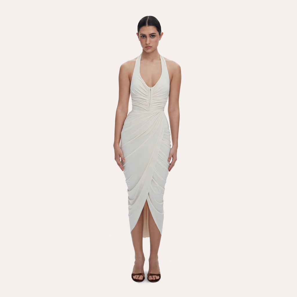 LUISA IVOIRE DRESS