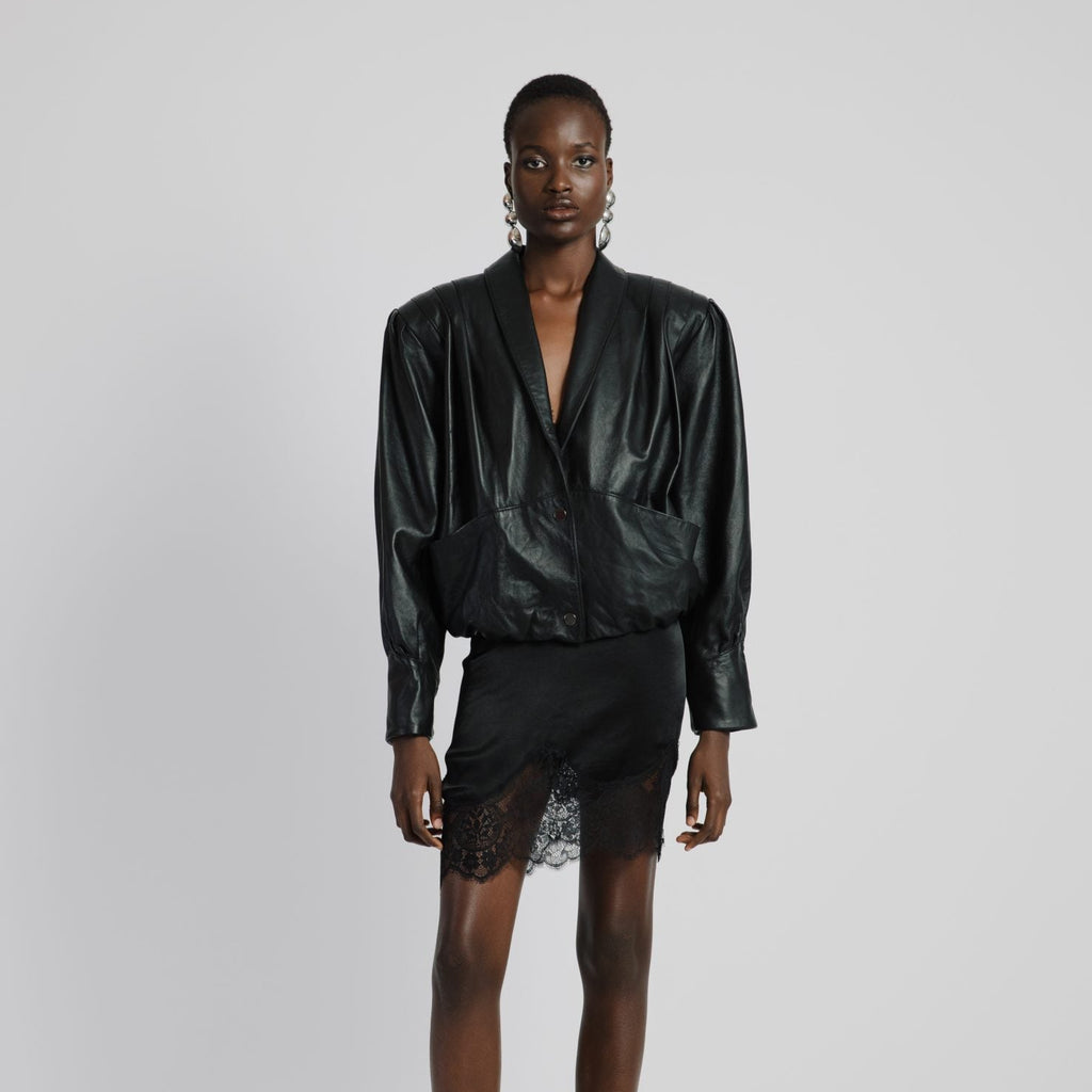 SATIN SKIRT
