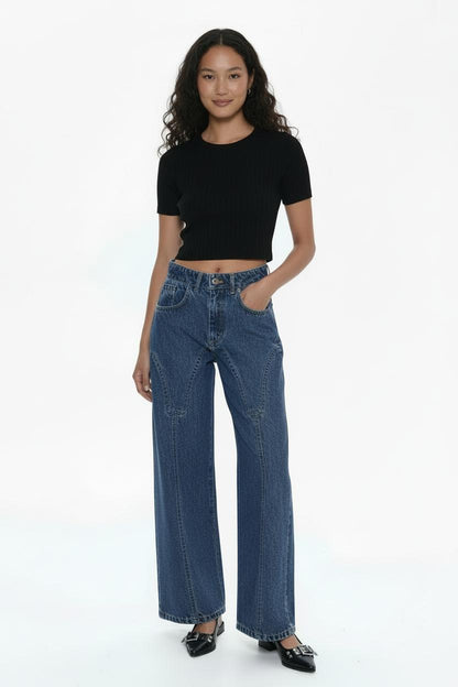 SHAKIRA DETAILED MID BLUE