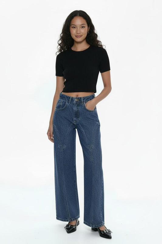 SHAKIRA DETAILED MID BLUE